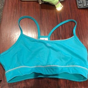 Teal Adidas Sports Bra Size M